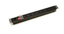 Блок распределения питания NT SOC.BR 230.16B-8С19-С20 B 447073 гор.размещ. 8xC19 16A C20 | код 1786573 | NT