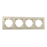 Vega Кремовый Рамка 4-я | код 510-010300-228 | Elbi Electric