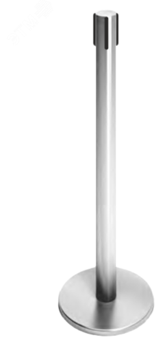 Стойка ограждения передвижная с ремнем (2 метра черный) | код ВЗР 2387.07 | Oxgard