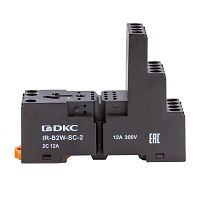 Колодка 3-х уровневая с винтовыми клеммами для реле на 2 группы контактов версии IR-W2CO (без магнита) | код IR-B2W-SC-2 | DKC