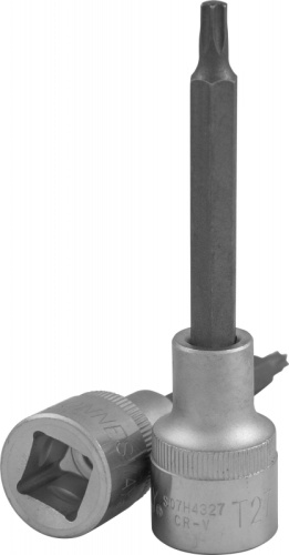 S07H4320 Насадка торцевая 1/2DR с вставкой-битой TORX®, T20, 100 мм | код S07H4320 | JONNESWAY