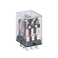Реле промежуточное JZX-22F(D) 3 конт. с инд. LED 5А 24В AC | код 285356 | CHINT