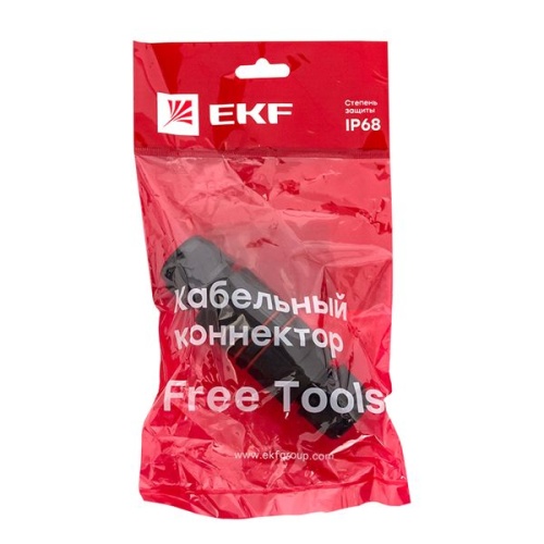 Кабельный коннектор I-образный (СМК 5PIN) IP68 FreeTools PROxima | код cct2-smk5 | EKF фото 4