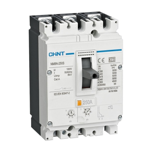 Авт. выкл. защиты двигателя NM8N-250Q M 160А 3P соответствует стандарту ROHS (CHINT) | код 271434 | CHINT