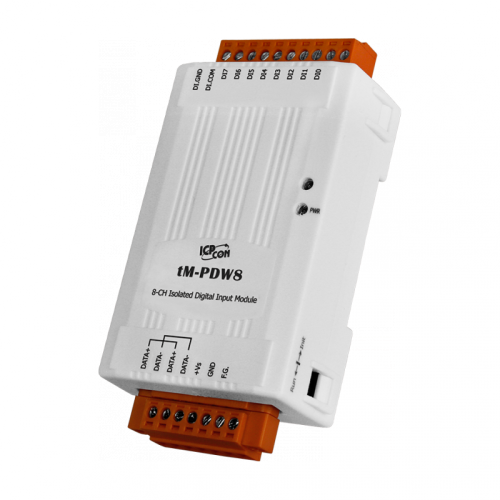 tM-PDW8 CR 8-channel Isolation Digital Input(Wet Contact+Dry Contact) Module (RoHS) | код 00-06128456 | ICP DAS