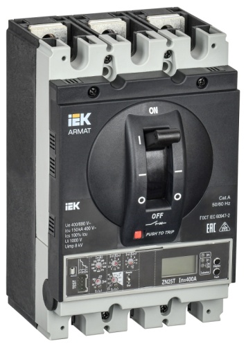 ARMAT Авт. выкл. лит. корпус 3P G 150кА 250А эл. пр. IEK | код AR-MCCB-3G-150-0250A-ELPC | IEK