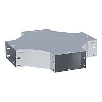 Ответвитель крестообразный 80х150 мм INOX EKF | код x8015008-INOX | EKF