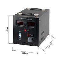 Стабилизатор напряжения переносной СНПТ-10000-Ц , ц.д., 140-260В/220/В, 10000ВА | код Б0020164 | ЭРА