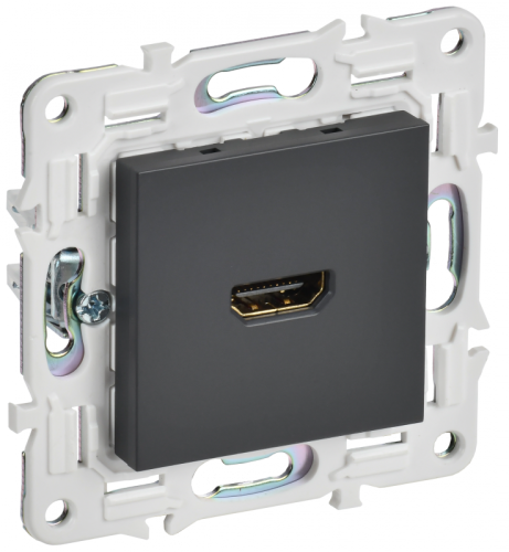 SKANDY Роз. HDMI SK-H01T титан IEK | код SK-H10-K48 | IEK
