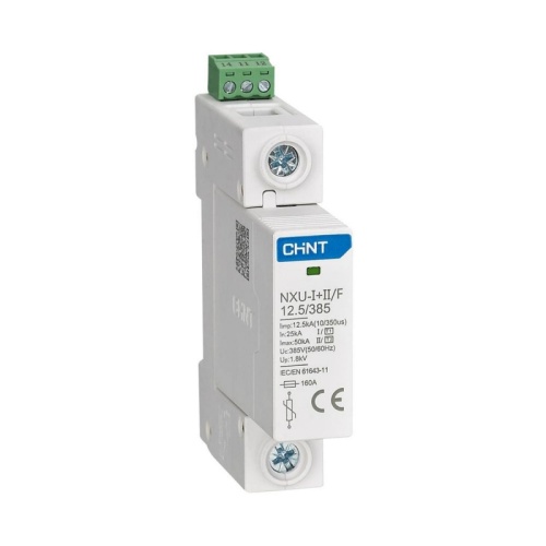 Ограничитель имп. перенапр. NXU-?+?/F 1P In=25kA Uc=275В Im=50kA (R) | код 308600 | CHINT