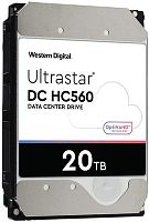 Жесткий диск WD SATA-III 20TB 0F38765 WUH722020BLE604 Server Ultrastar DC HC560 512E (7200rpm) 512Mb 3.5 | код 2062063 | WD