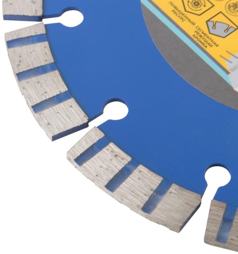 Диск отрезной алмазный турбо-сегментный, 150X2.3-2.4X10X22.2 мм | код 37223М | FIT фото 5