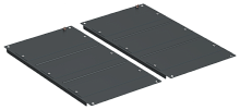 ITK LINEA S Панель основ. шкафа 800х1000мм чер. | код LS-BP05-800-1000 | ITK by IEK