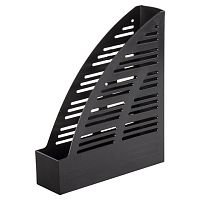 Лоток вертикальный для бумаг BRAUBERG Standard, 245х70х295 мм, черный, 237220 | код 237220 | BRAUBERG