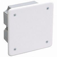 коробка КМ41021 распаячная 92х92x45мм² для полых стен (с саморезами, металлический лапки, с крышкой ) | код. UKG11-092-092-040-M |  IEK