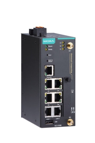 Компьютер UC-5102-LX Arm-based Industrial computing platform with Cortex-A8 1 GHz CPU, 4 serial ports, 2 Ethernet ports, SD socket, mini PCIe socket, 4 DI, 4 DO, and USB, t: -10/60 | код 00-06122176 | MOXA