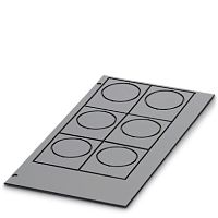 Пластиковая табличка с отверстием EMLP 24 (30X12) SR CUS | код 0824366 | PHOENIX CONTACT
