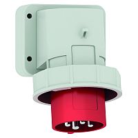Вилка настенная 32A, 4р(3P+PE), 6h, 400V, IP44, Bals 24021 | код 24021 | Bals