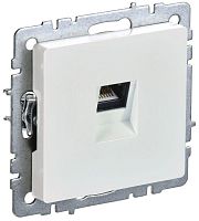 BRITE Розетка компьютерная RJ45 кат.5E РК10-БрЖ жемчуг | код BR-K10-1-K36 | IEK