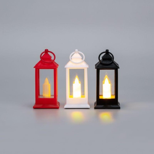 Фонарь декоративный (фигура) 5.5х5.5х12.5см тепл. бел. со свечкой 3хLR1130 (в комплекте) корпус бел./красн./черн. Neon-Night 513-068 фото 5 Фонарь декоративный (фигура) 5.5х5.5х12.5см тепл. бел. со свечкой 3хLR1130 (в комплекте) корпус бел./красн./черн. Neon-Night 513-068 фото 5