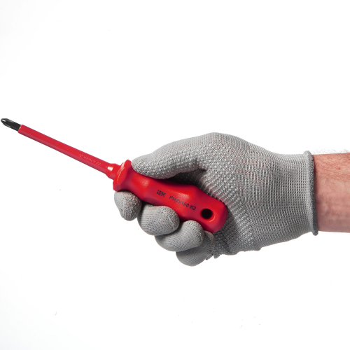 Отвертка диэлектрическая крестовая 3 Ph2х100мм K2 1000В ARMA2L 3 | код. A2L3-SC30-K2-PH-20-100 | IEK фото 4