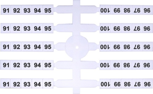 Маркировочная табличка (200шт.) EO3 (91-100) | код 003901770 | ETI