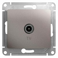Механизм коннектора TV антенны Glossa платина | код. GSL001293 | Schneider Electric
