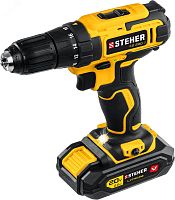 Дрель-шуруповерт 20 В, 40 Нм, 1 АКБ (2 Ач), кейс | код CD-200-1 | Steher