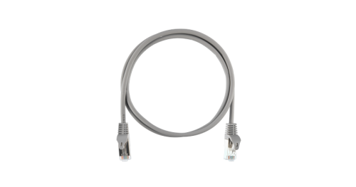 Коммутационный шнур NIKOMAX Essential Line F/UTP 4 пары, Кат.5е (Класс D), 100МГц, 2хRJ45/8P8C, T568B, заливной, с защитой защелки, многожильный, BC (чистая медь), 26AWG (7x0,150мм), LSZH нг(А)-HFLTx, серый, 5м | код NMC-PC4SD55B-ES-050-C-GY (0) Бре