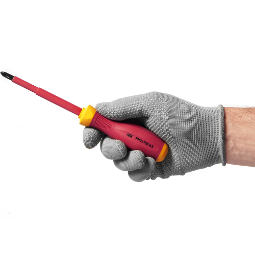 Отвертка диэлектрическая крестовая PH2х100 K3 1000В ARMA2L 3 | код. A2L3-SC30-K3-PH-20-100 | IEK фото 3