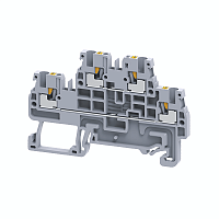 Клемма 2х-ярусная push-in OptiClip CPDL-2,5-2L-I-BU-синий | код 331863 | КЭАЗ