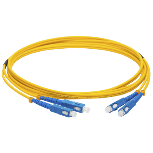 Патч-корд оптический LANMASTER, LSZH, дуплексный, SC/UPC-SC/UPC, SM OS2, 5.0 м | код LAN-2SC-2SC/SU-5.0 | LANMASTER