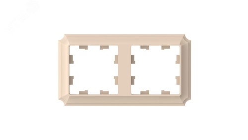 Рамка 2-пост. AtlasDesign Antique универс. песочн. | код ATN101202 | Systeme Electric