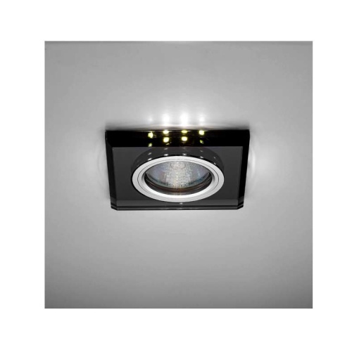 Светильник Bohemia LED 51 8 71 декор. тонк. стекло со светодиод. подсвет. MR 16 черн. ИТАЛМАК | код IT8706 | НПР Светотехника
