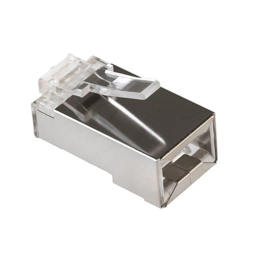 Разъем сквозной FTP RJ45(8P8C) кат.6A Rexant 05-1039 фото 2 Разъем сквозной FTP RJ45(8P8C) кат.6A Rexant 05-1039 фото 2