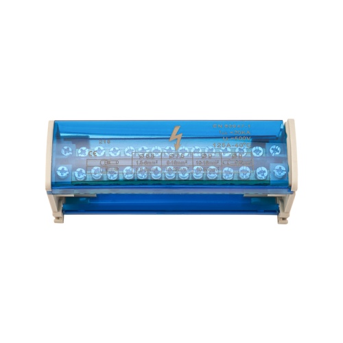 Шина на DIN-рейку в корпусе (кросс-модуль) 2х15 REXANT | код 11-2302-15 | REXANT