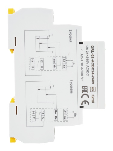 Реле контроля уровня ORL-02 24-240В AC/DC | код ORL-02-ACDC24-240V | IEK фото 4