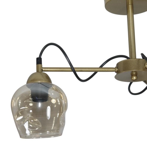 Светильник Мирра 131 зол. (Плафон 8268) НСБ 01-3х60-228 Е27 потолочный | код 1005405270 | Элетех фото 3