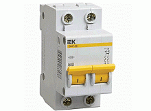 Модульный автоматический выключатель ВА47-29 2 полюса, 4А, х-ка B | код. MVA20-2-004-B | IEK 