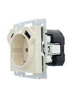 VESNA Розетка с/з TC+USB разъём крем | код 742-0388-181TC | LEZARD
