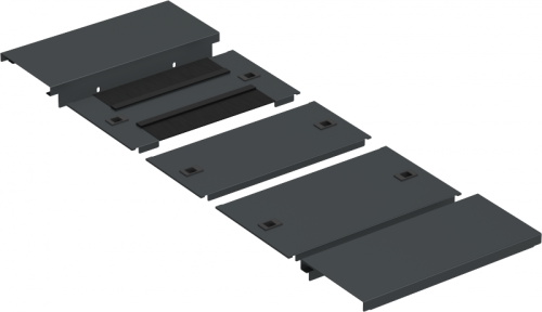ITK by ZPAS Панель осн. шкафа рол. 600х1200 чер. РФ | код ZP-BP05-600-1200-RS-R | ITK by IEK