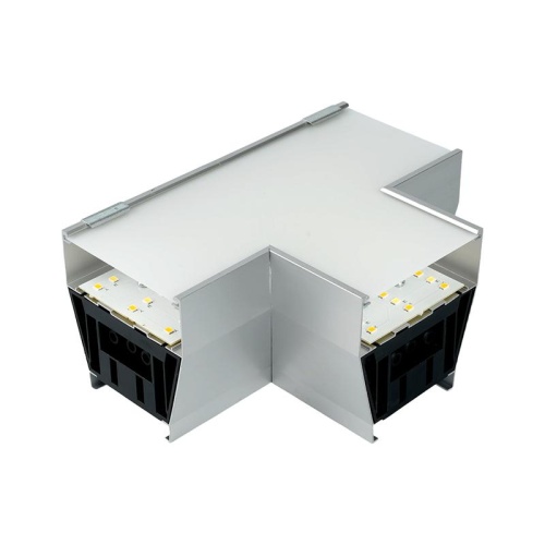 Светильник коннектор 5Вт 550лм 3000К-4000К-6400К T-образный с ручным переключением режимов серебр. 160х115х70мм возмож. соедин. в линию AL4036T RetailRay FERON 51871