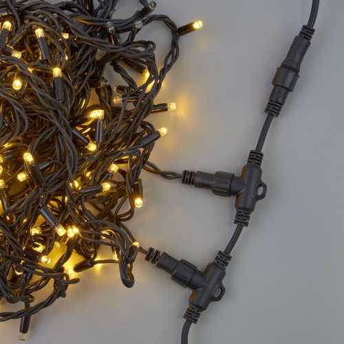 Провод-шина для гирлянд UCX-F90 T20/2M/BK серии F90PRO 2м 20 Т-коннекторов шаг 10см статика/мерцание IP67 черн. Uniel UL-00013217 фото 6