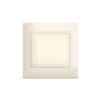 Выключатель Севиль 1 клавиша слоновая кость (ivory) | код Б-С0021 | Universal