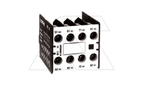 Блок-контакт вспом. BP0 04, 6A(230VAC), 4NC, фронтальный монтаж, для CM1 | код EACS52680S | Rade Koncar