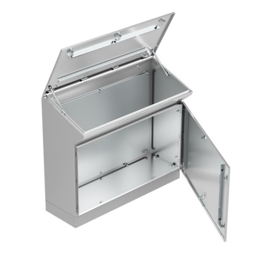 Пульт управления напольный Inox AISI304 TP12 IP55 (960х1200х400) | код mb-inox-96-120-40 | EKF фото 4