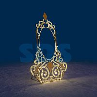 Декоративная фотозона Зеркало 290 см | код 501-704 | NEON-NIGHT