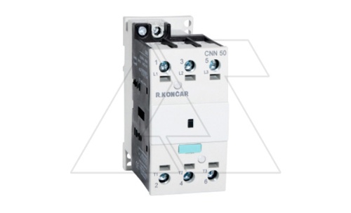 Контактор CNN 50 00 220/230V 50Hz, 3P, 50A/(85A по AC-1), 22kW(400VAC), 220/230VAC | код EAC604744 | Rade Koncar
