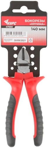 Бокорезы ''Оптима'', двухцветные обрезиненные ручки, полированная сталь 140 мм | код 47550 | FIT фото 3 Бокорезы ''Оптима'', двухцветные обрезиненные ручки, полированная сталь 140 мм | код 47550 | FIT фото 3
