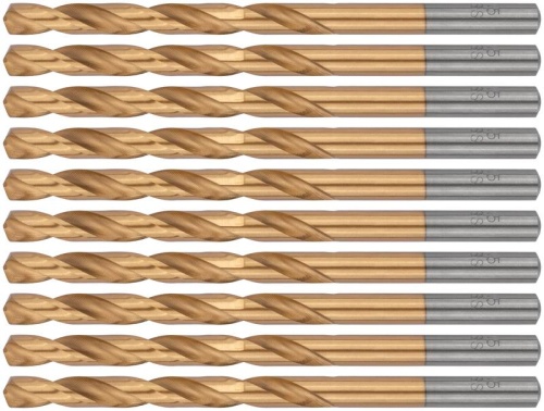 Сверла HSS по металлу, титановое покрытие 5.5 мм (10 шт) | код 34155 | FIT фото 4